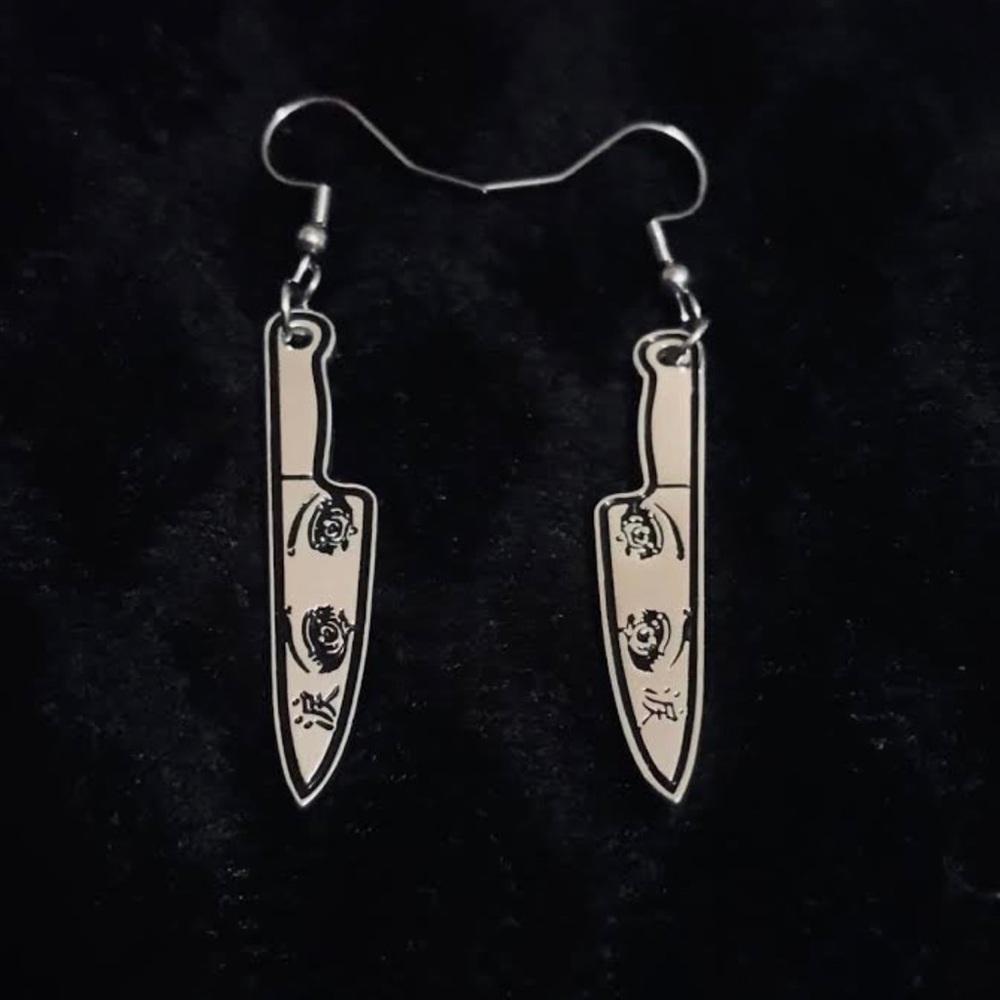 Anime Knife Earrings